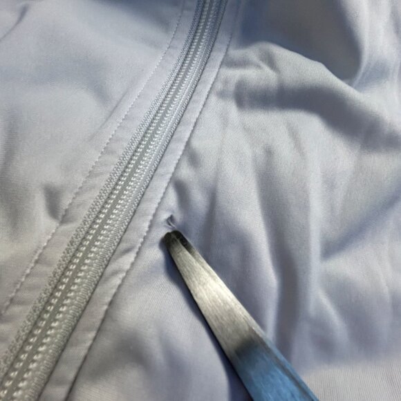 Adidas Mens White & Blue Karate Martial Art Jacket XXL Zip Up Activewear Pockets - Picture 7 of 11